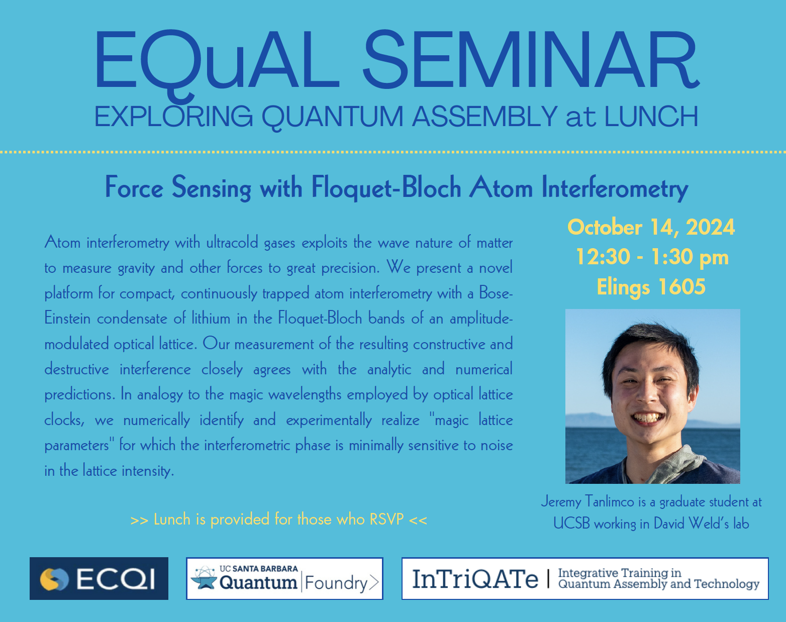 EQuAL Seminar: Jeremy Tanlimco