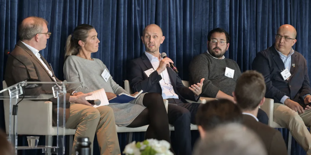 Panelists gather for “Building California’s Quantum Workforce: CIQC,” featuring leaders from UC Berkeley, UCLA, UC Santa Barbara, and California State University San Marcos. Photo by Brandon Sánchez Mejia.