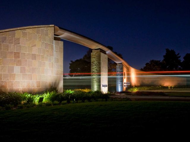 Henley Gate at Night. Credit: Tony Mastres