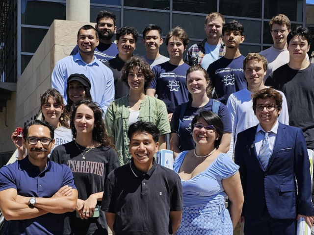 QF undergrad interns and mentors